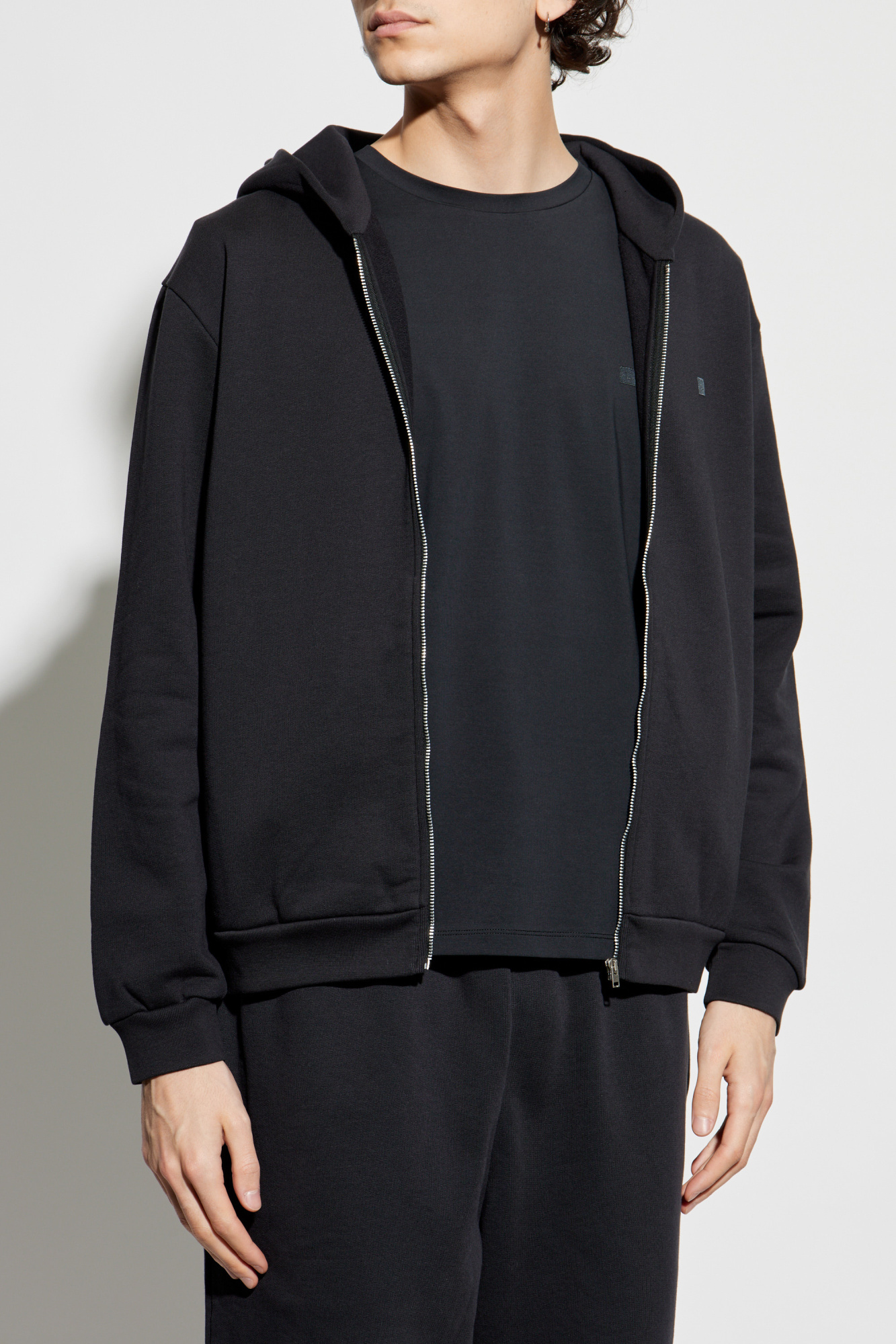 Czarny Bluza z kapturem Acne Studios - Vitkac Polska